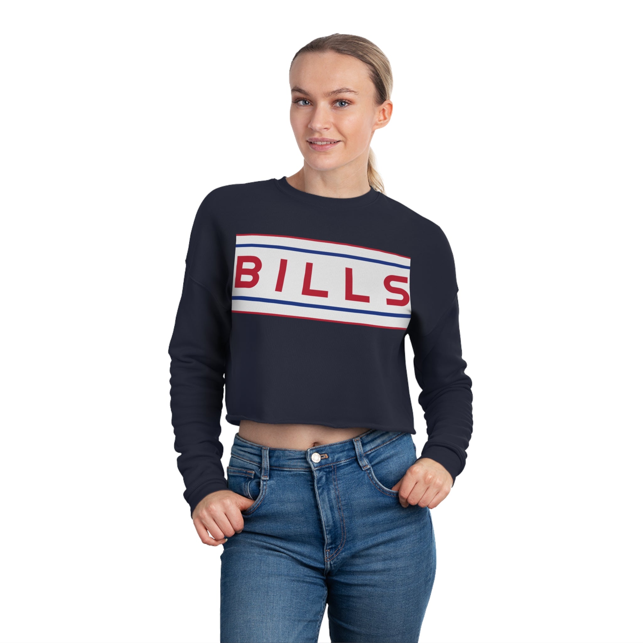 Bills Women's Cropped Sweatshirt – Sporti Bae