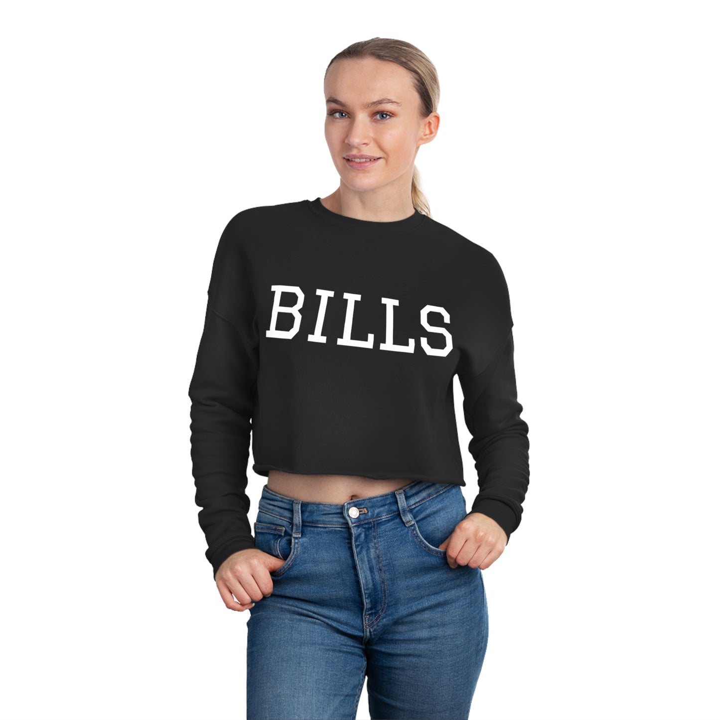 Bills Graduate Women's Cropped Sweatshirt