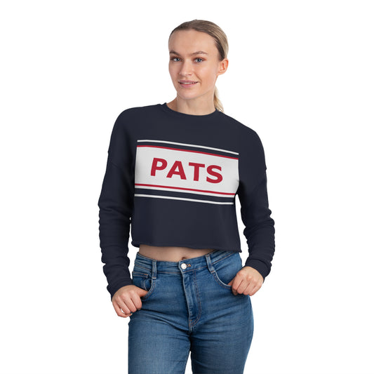 PATS Women's Cropped Sweatshirt