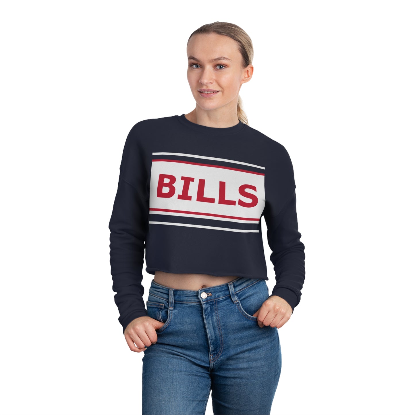 Bills Game Day Women's Cropped Sweatshirt