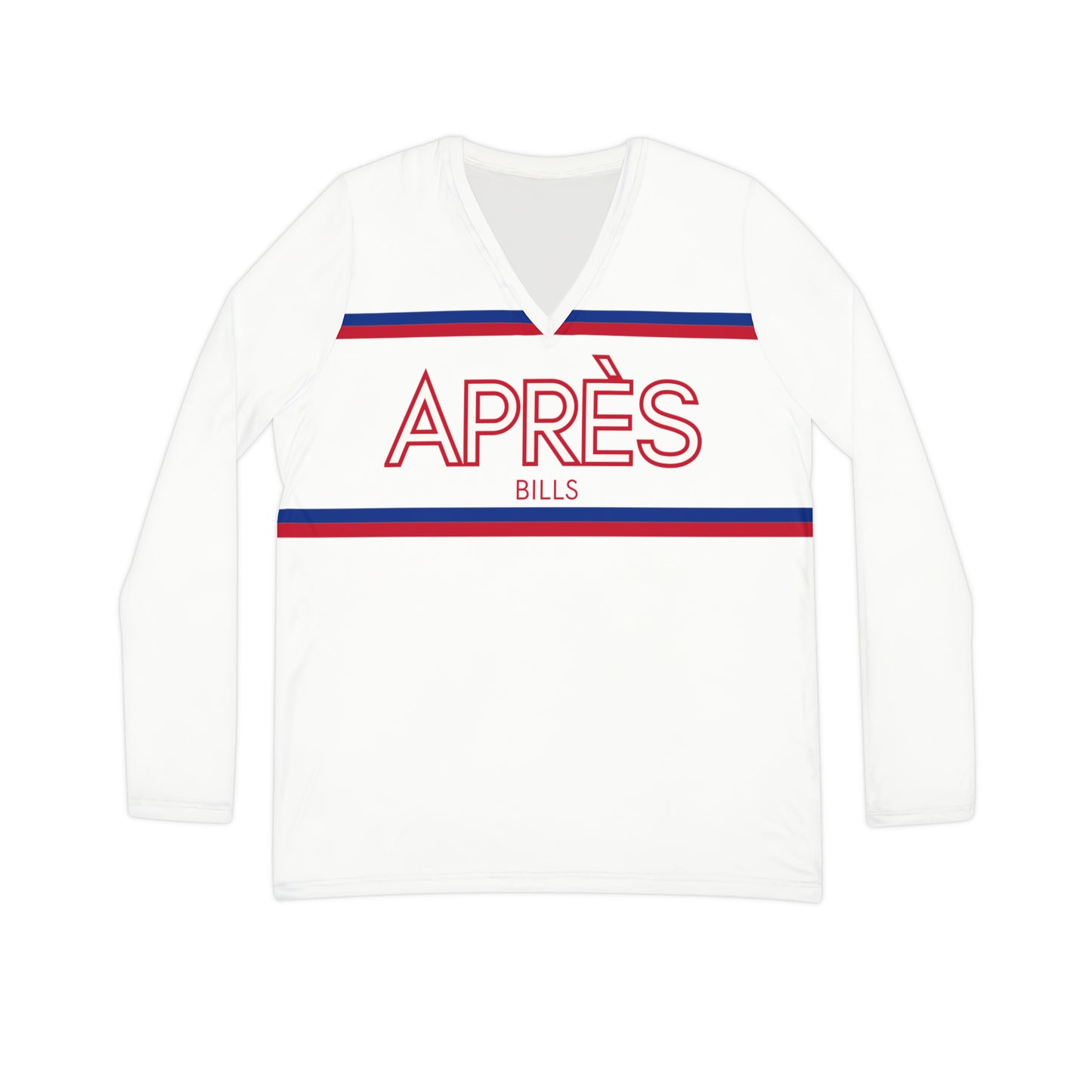 Apres Bills Striped Long Sleeve V-neck Shirt
