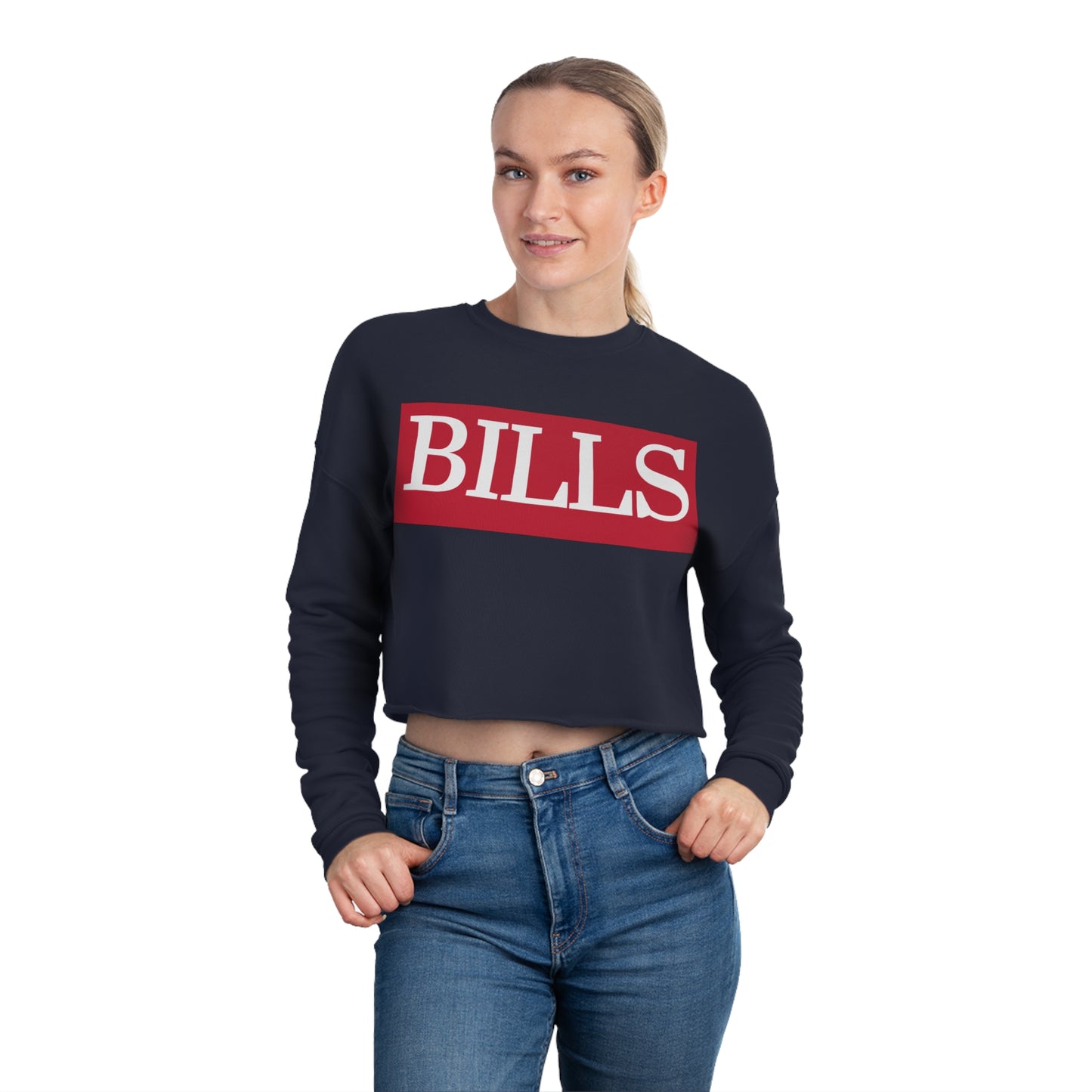 Buffalo Bill's Women's Cropped Sweatshirt
