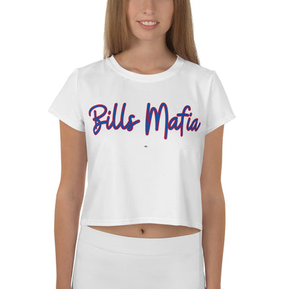 Bills Mafia All-Over Print Crop Tee
