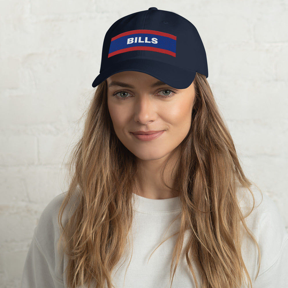 Bills Embroidered Dad Hat