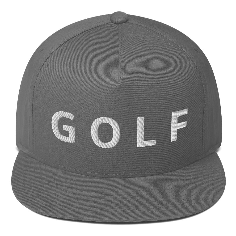 Golf Flat Bill Cap