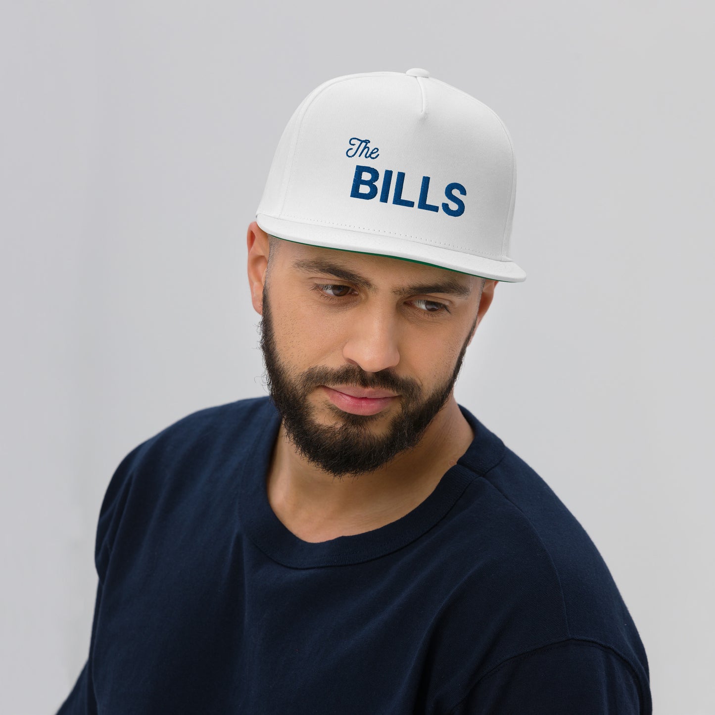 The Bills Flat Bill Embroidered Hat