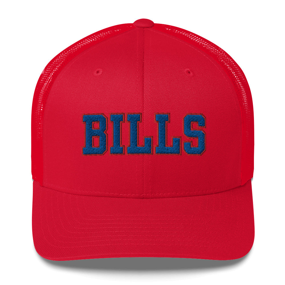 Bills Embroidered Trucker Cap