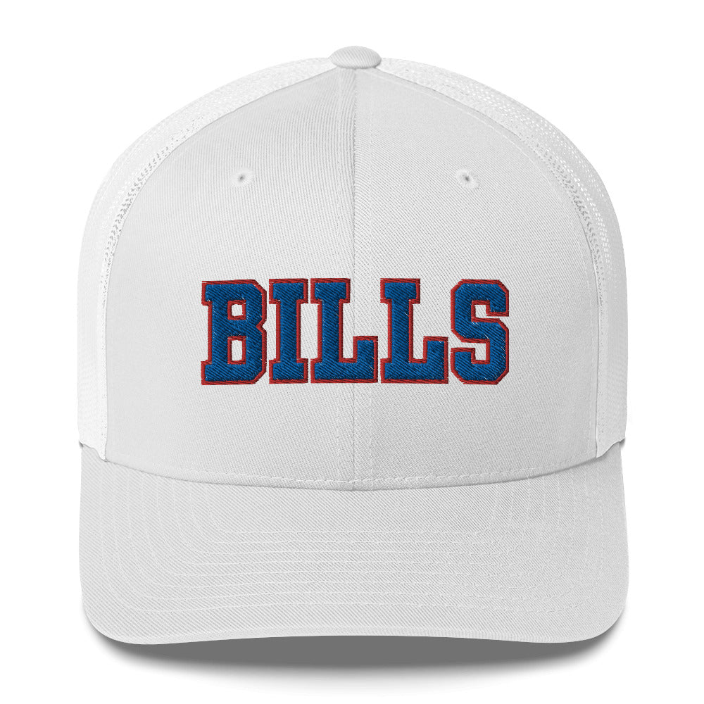 Bills Embroidered Trucker Cap