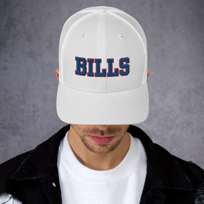 Bills Embroidered Trucker Cap