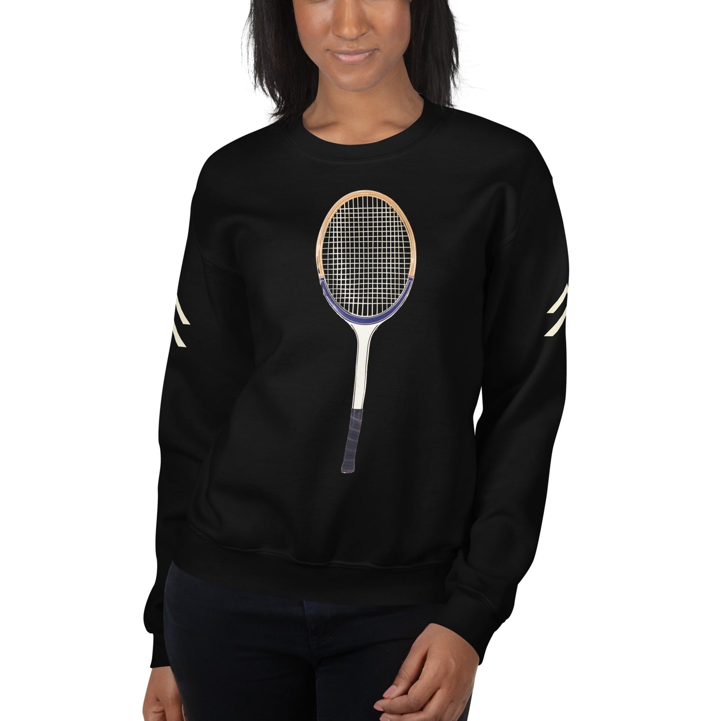 Classic Tennis Racket Crewneck Sweatshirt