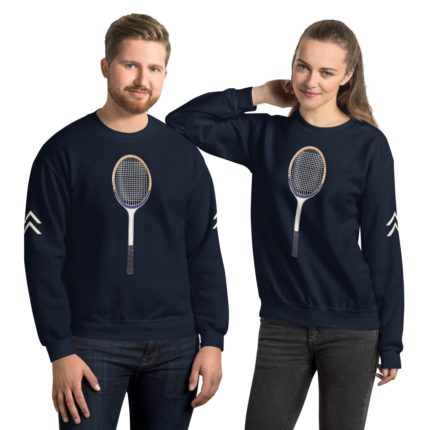 Classic Tennis Racket Crewneck Sweatshirt