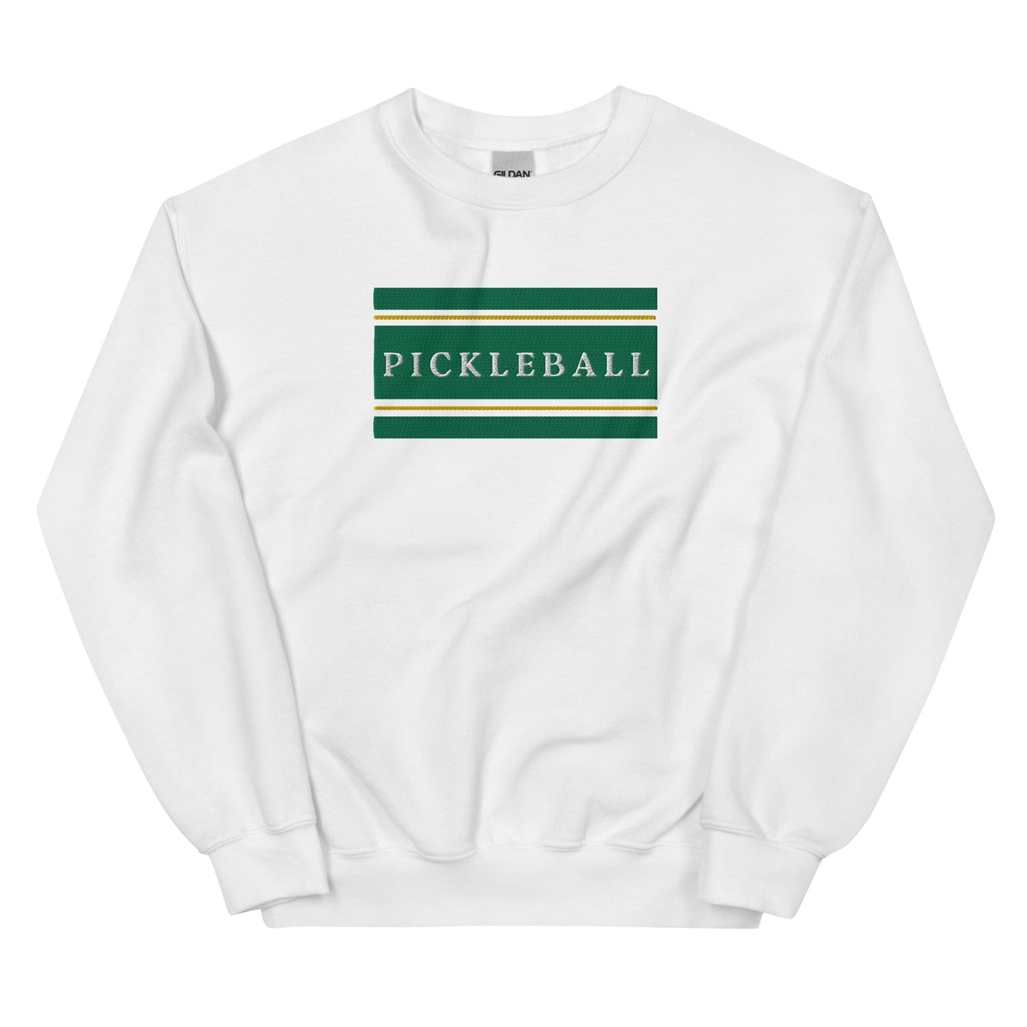 Pickleball Embroidered Crewneck Sweatshirt