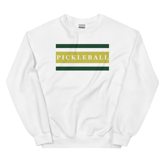Pickleball Block Letters Crewneck Sweatshirt