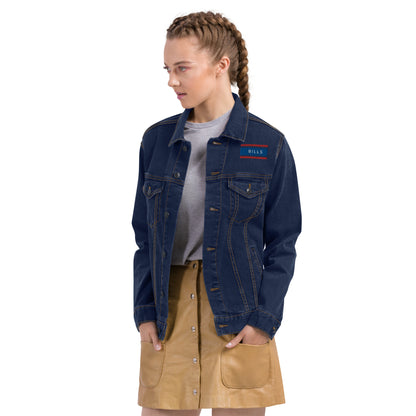 'Bills By a Billion' Embroidered Unisex Denim Jacket