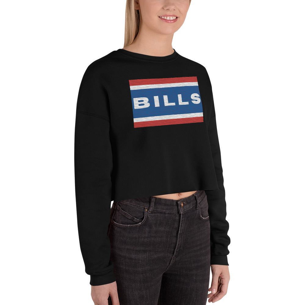 Buffalo Bills Women's Embroidered Crop Sweatshirt