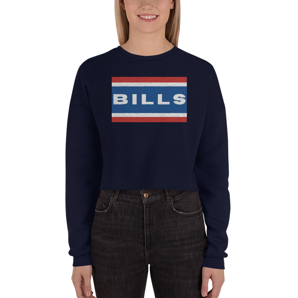 Buffalo Bills Women's Embroidered Crop Sweatshirt