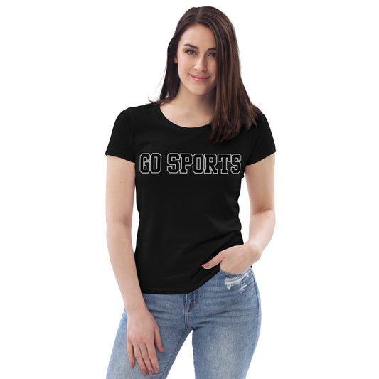 GO SPORTS Women's fitted eco tee