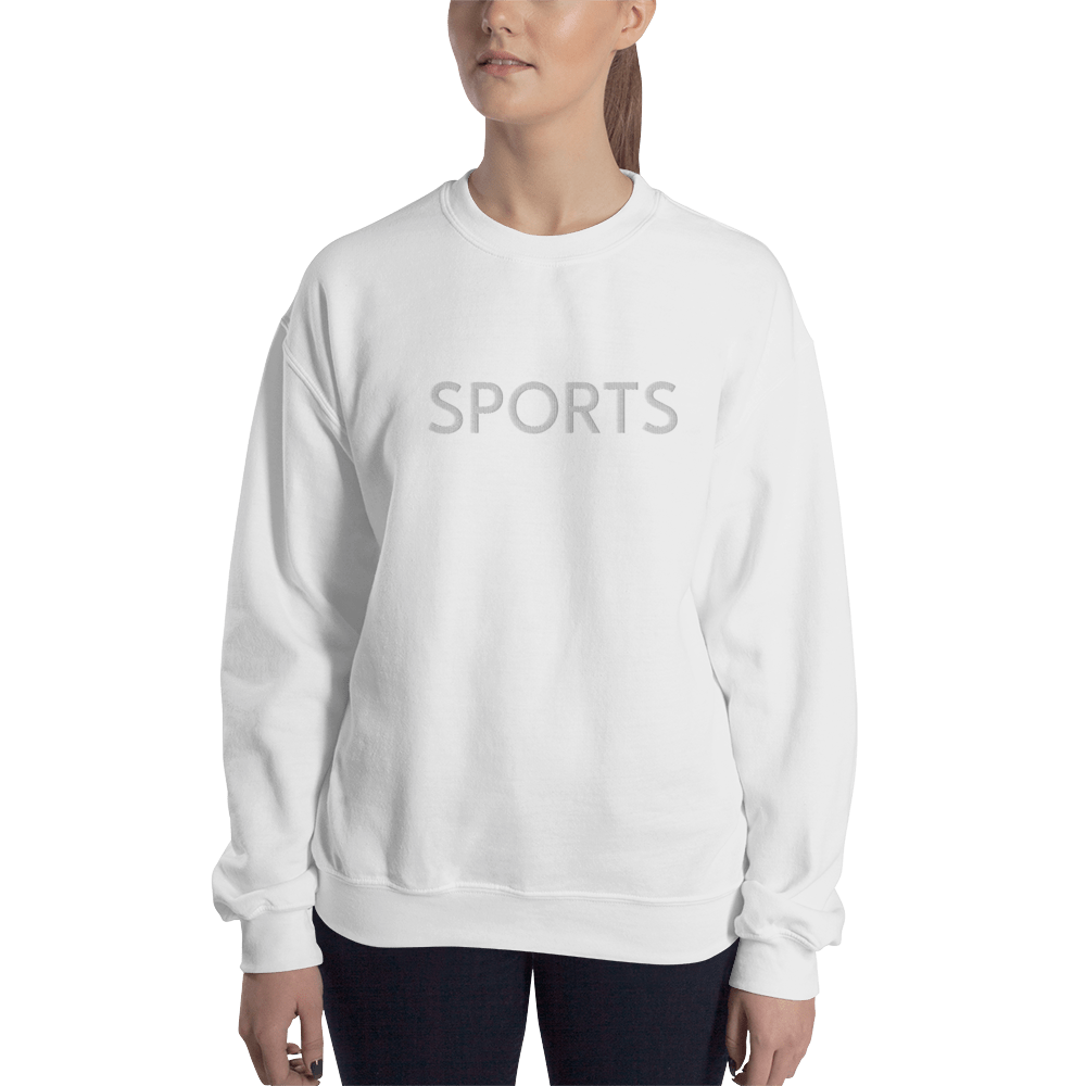 Sports Embroidered Crewneck
