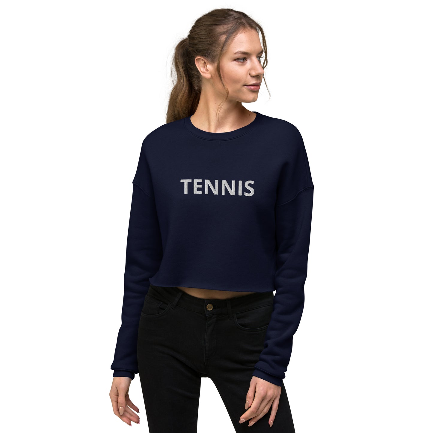 Tennis Crop Sweatshirt